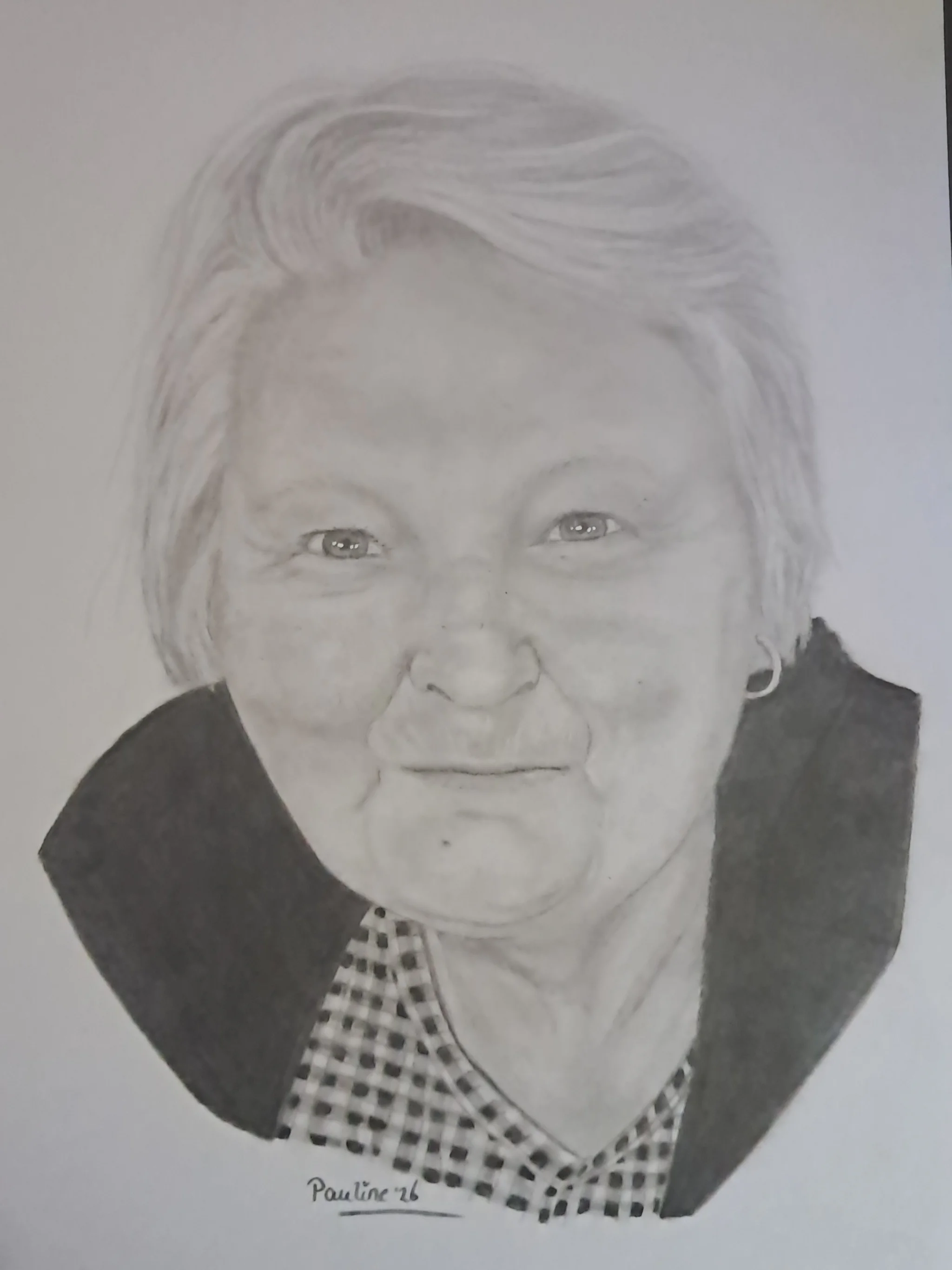 Sylvia (potloodportret)