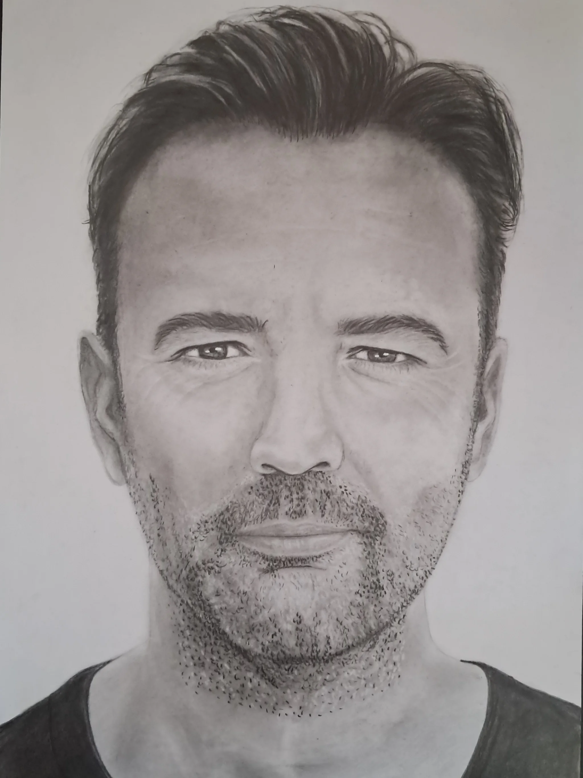 Potloodportret van Gerard Ekdom alias Dokter Pop