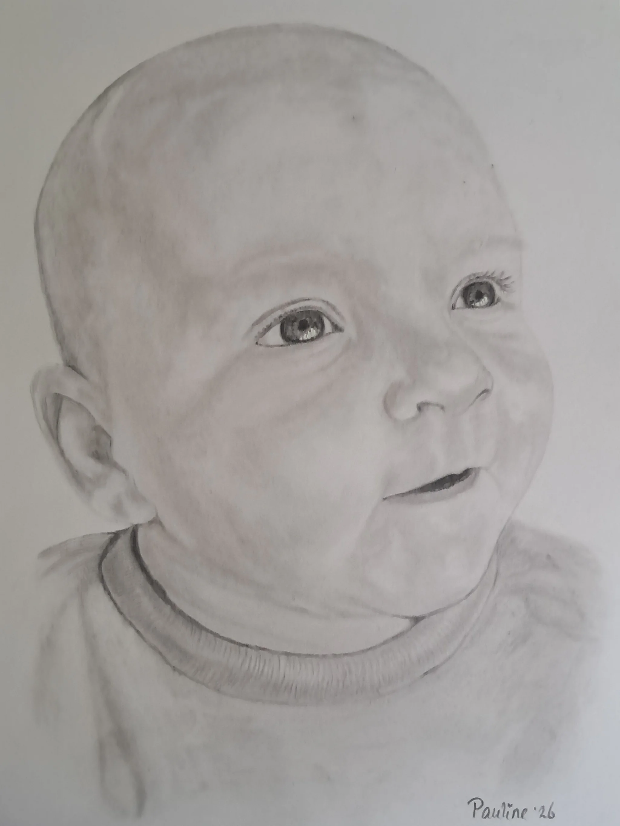 Zoontje Nick (potloodportret)