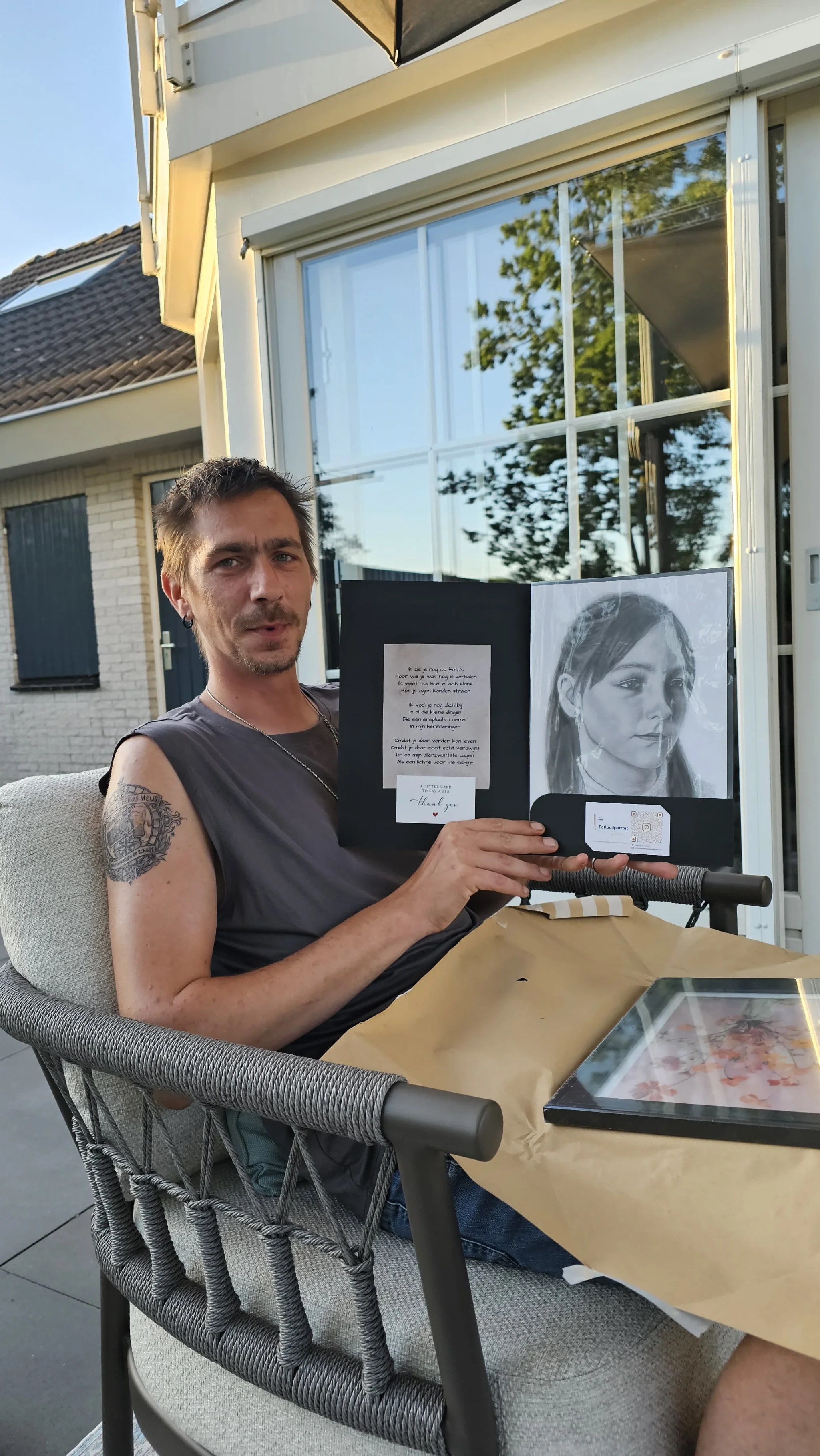 François (potloodportret)