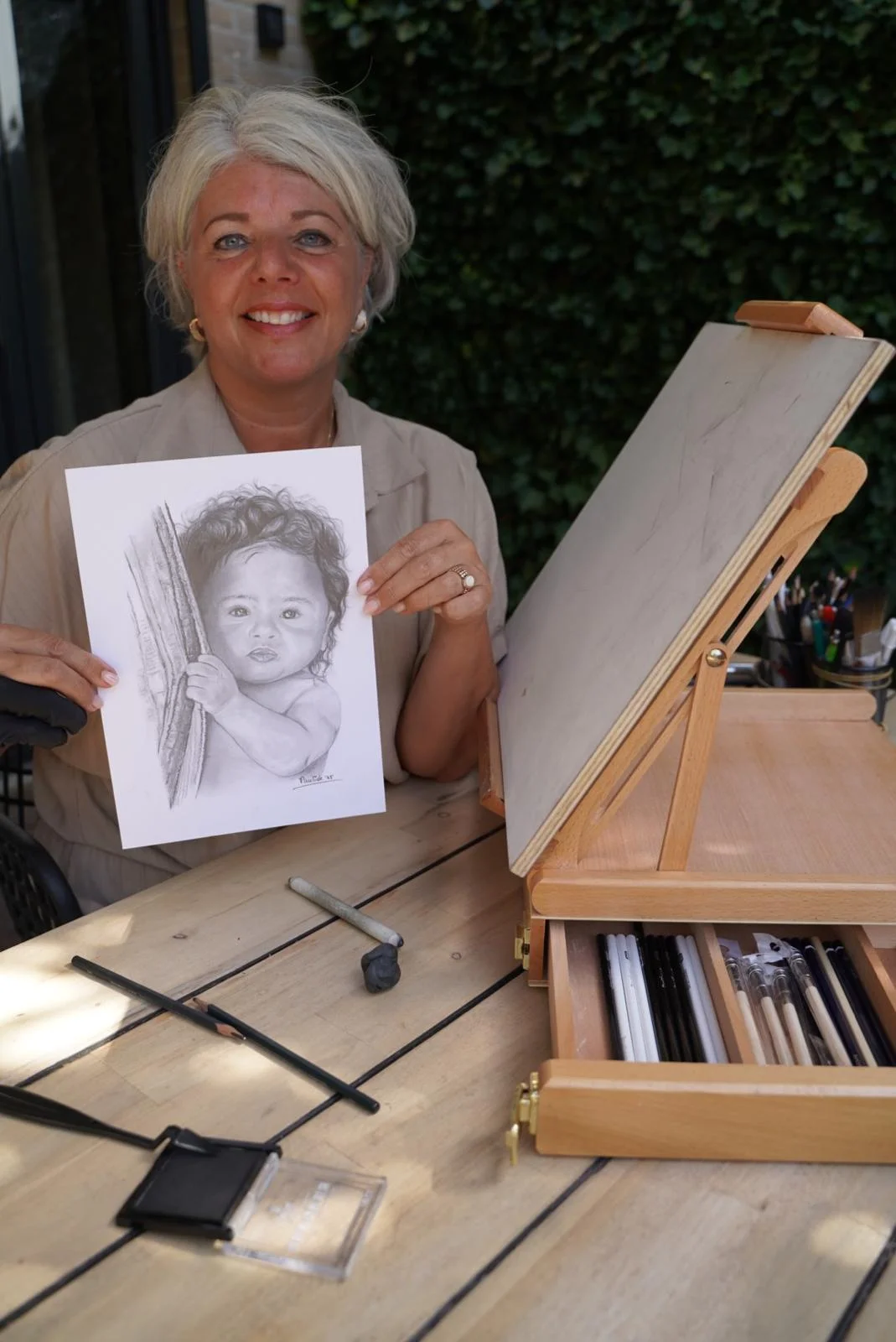 Gigi (potloodportret)