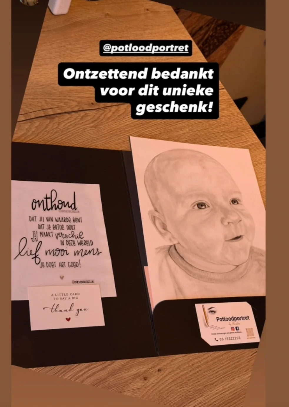 Zoontje Nick (potloodportret)