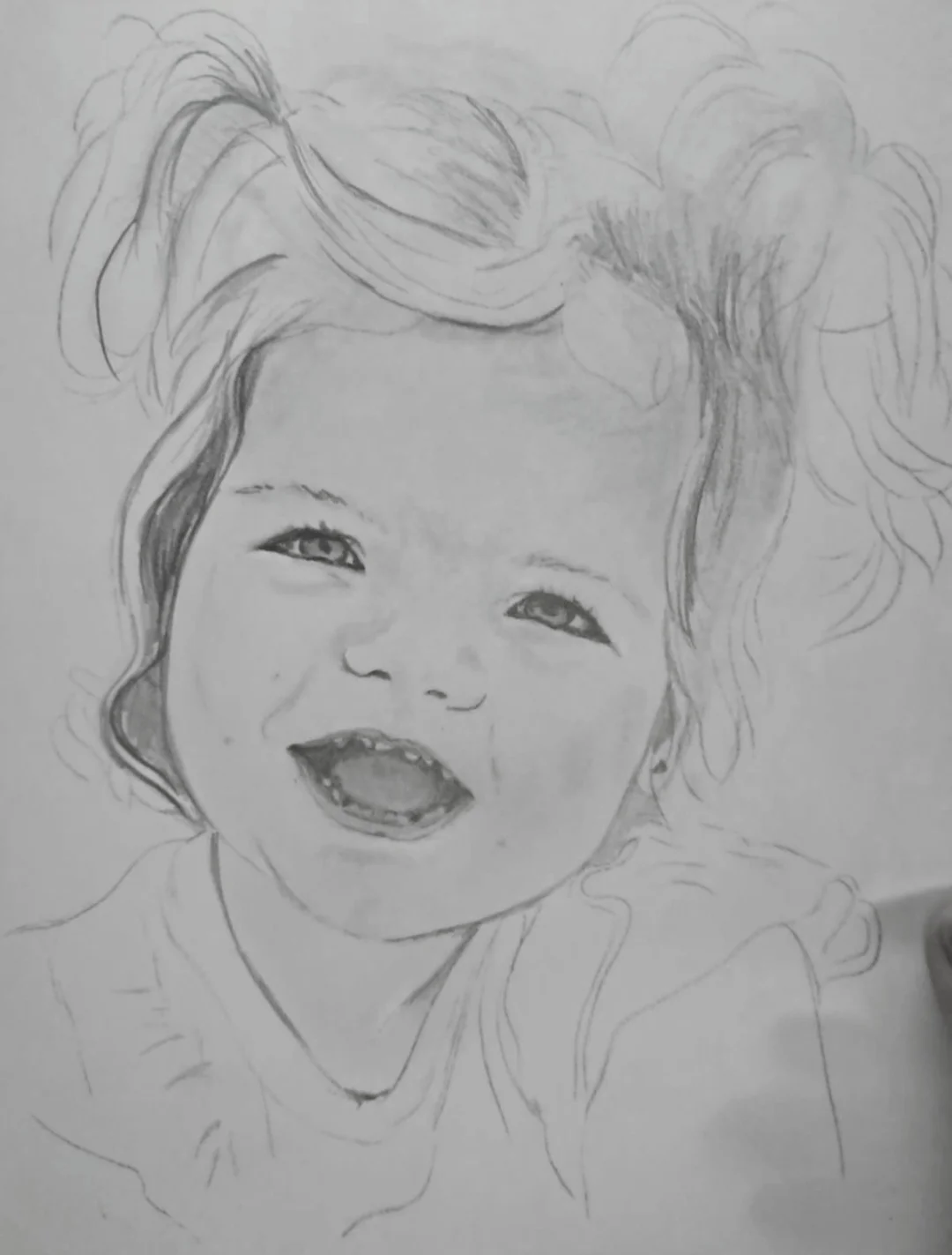 Evi (potloodportret)